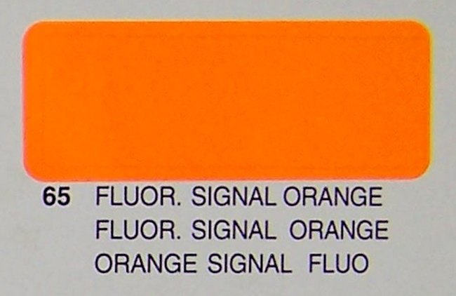 Profilm Fluoro Signal Orange , 2mtr roll
