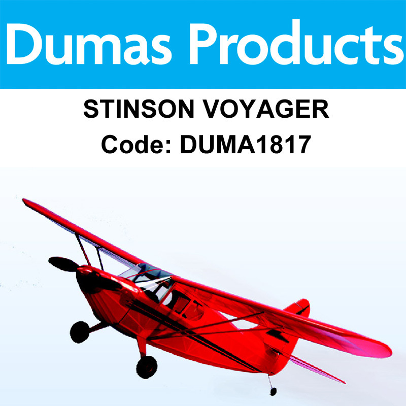 DUMAS 1817, 40 INCH STINSON VOYAGER R/C ELECTRIC POWERED