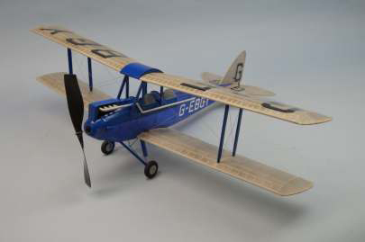 DUMAS 336 DH-60 GIPSY MOTH 30 INCH WINGSPAN RUBBER POWERED
