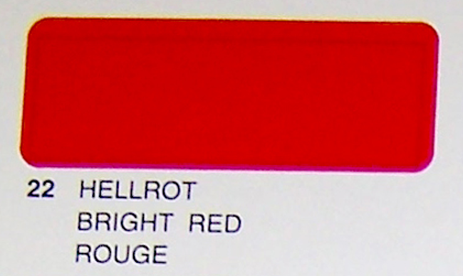 Profilm Bright Red , 2mtr roll