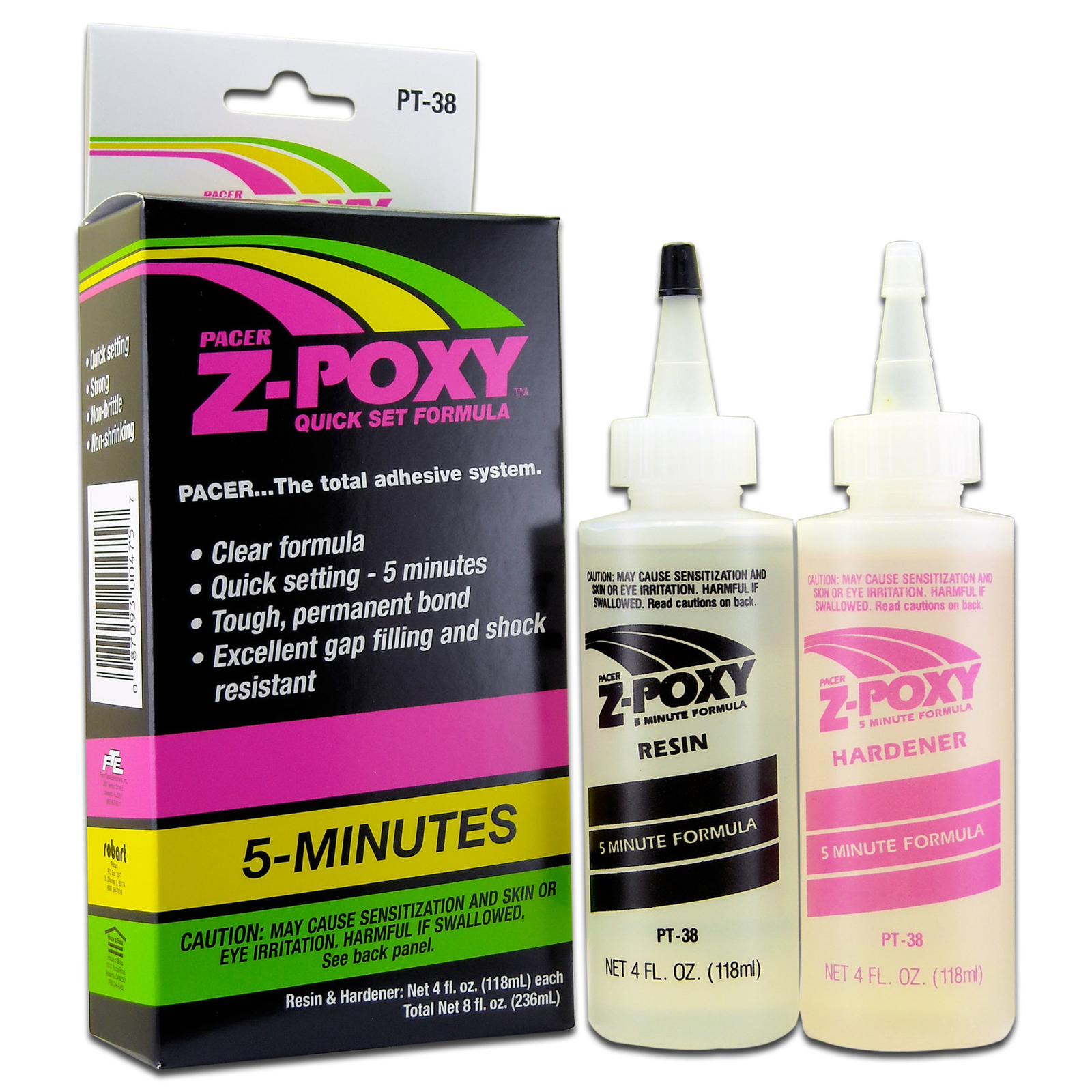 ZAP PT-38 8 OZ. 5 MINUTE Z-POXY