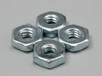 Dubro 561, 4-40 Steel Hex Nuts