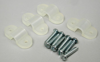 Dubro 811, 3/16in Nylon Landing Gear Straps(4pcs)