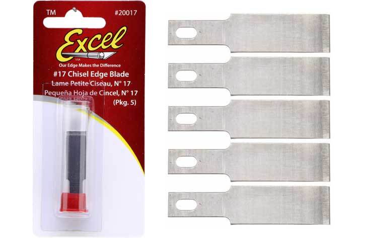Excel Small Chisel Edge Blade (5 pcs per pck)