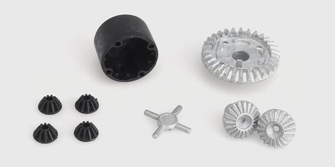 HBX 12611R DIFF. GEARS + DIFF. CASE